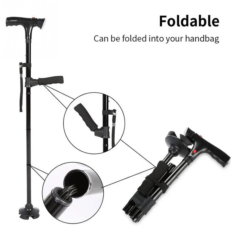 Telescopic Walking Cane for Elderly ViralGalleria.com