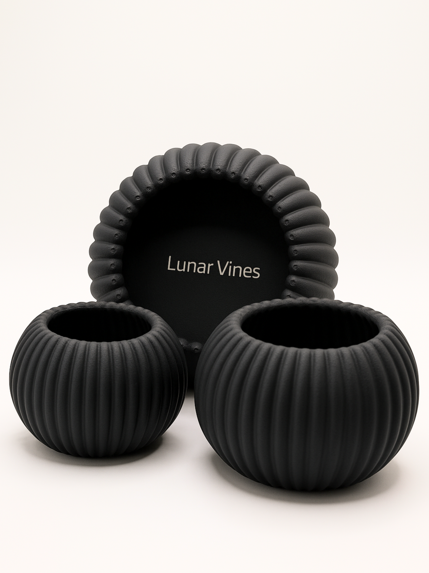 Lunar Orbit Tealight Holder Set LUNAR VINES