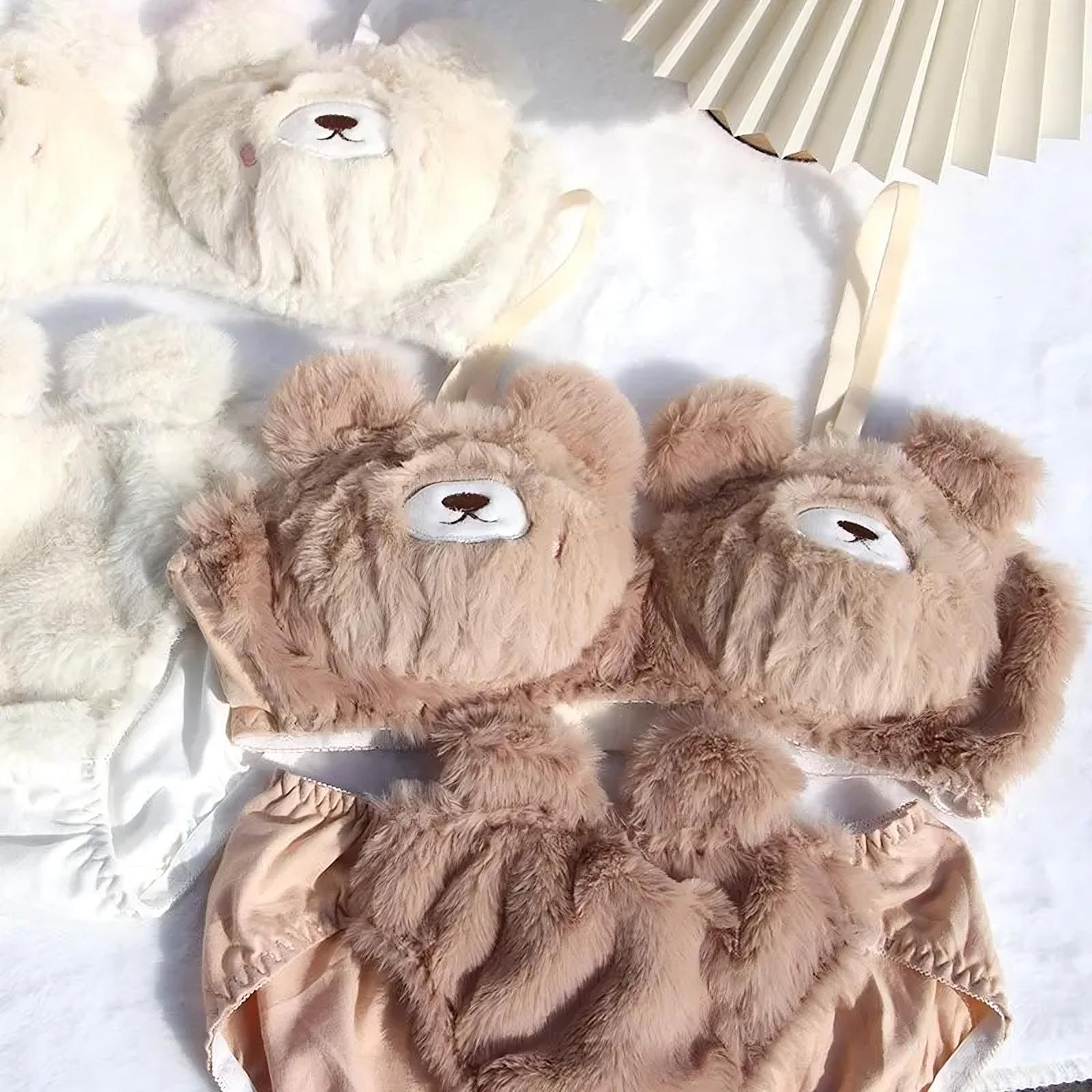 Plush Bra Lingerie Set ViralGalleria.com