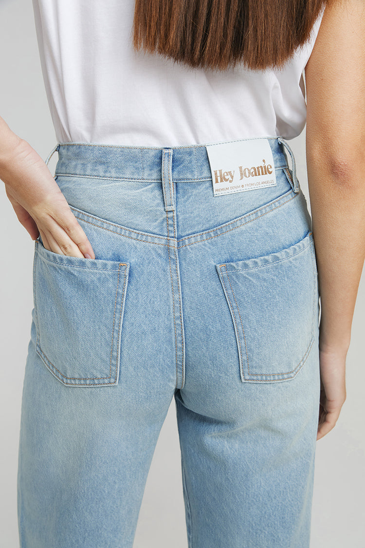 Angeles High Rise Baggy Jeans HJ103 Hey Joanie