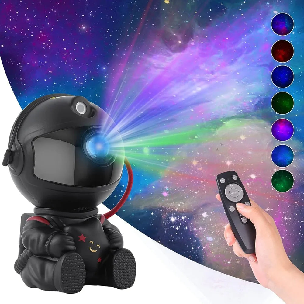 Star Projector Sitting Astronaut Galaxy Night Light ViralGalleria.com