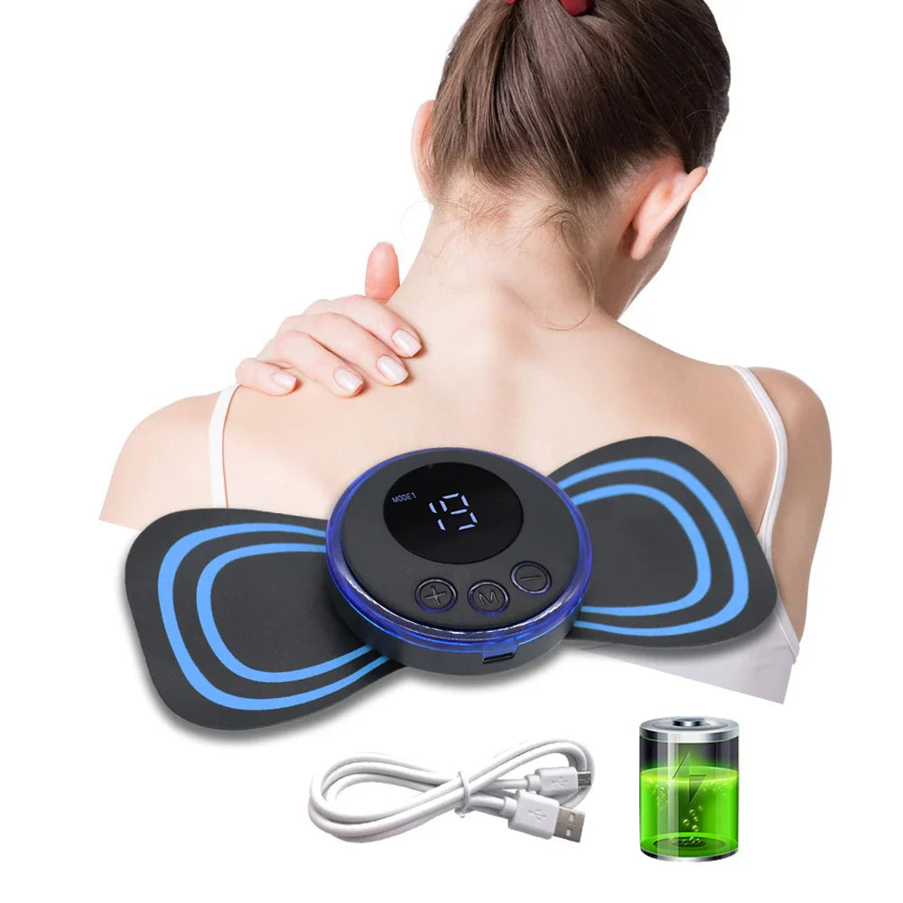 Rechargeable Electric Neck EMS Pulse Massager ViralGalleria.com