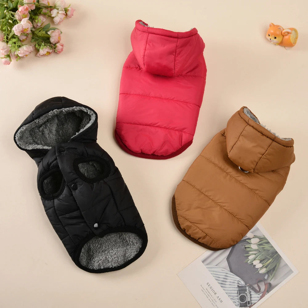 Cozy Hooded Pet Jacket ViralGalleria.com