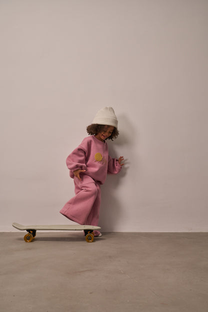 Sunset Pink Sweat Set Honey and Hive