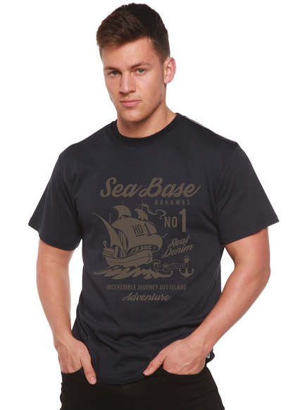 Sea Base Spun Bamboo® Men's Bamboo Viscose/Organic Cotton Short Sleeve Graphic T-Shirt Spun Bamboo