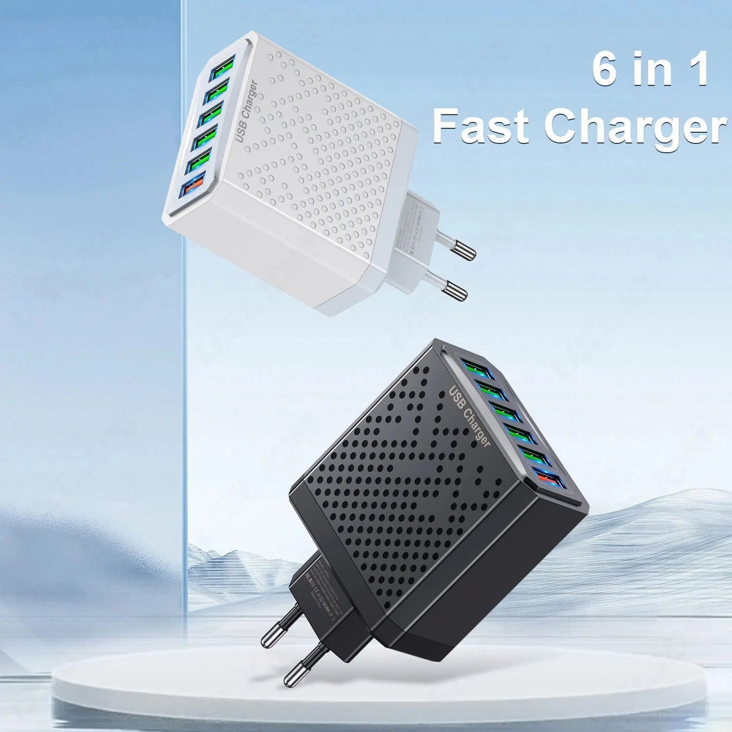 6 in 1 USB Charger ViralGalleria.com