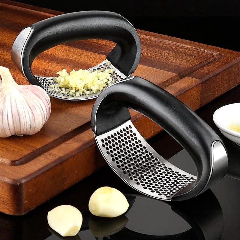 Stainless Steel Garlic Press Crusher ViralGalleria.com