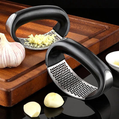 Stainless Steel Garlic Press Crusher ViralGalleria.com