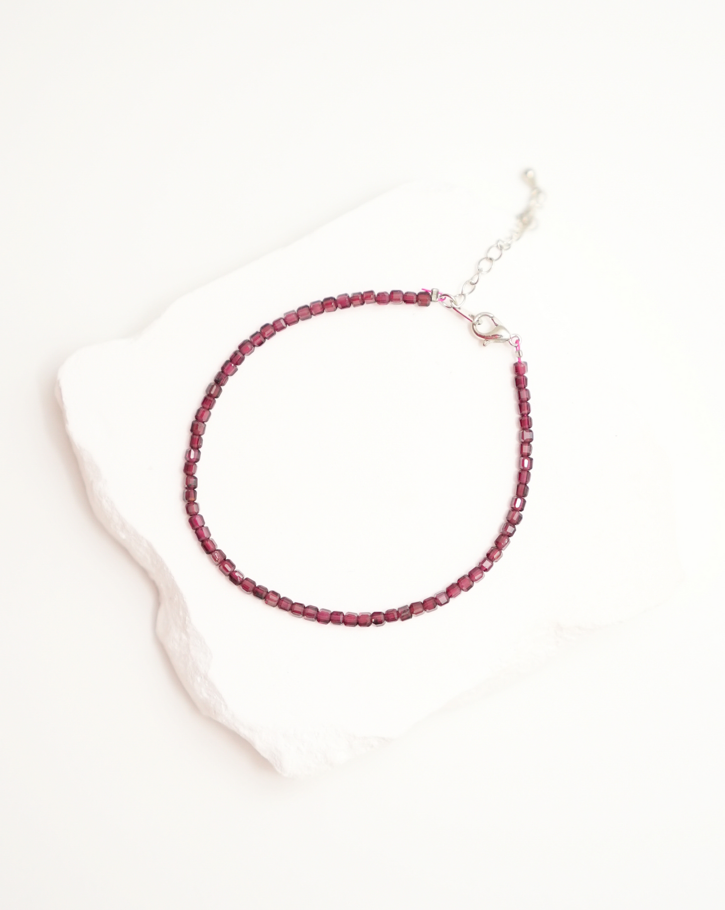 Natural Garnet Bracelet LUNAR VINES