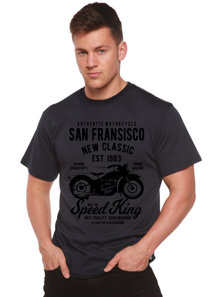 San Fransisco Spun Bamboo® Men's Bamboo Viscose/Organic Cotton Short Sleeve Graphic T-Shirt Spun Bamboo