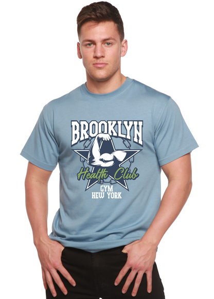 Brooklyn Health Club Men's Bamboo Viscose/Organic Cotton Short Sleeve Graphic T-Shirt Spun Bamboo