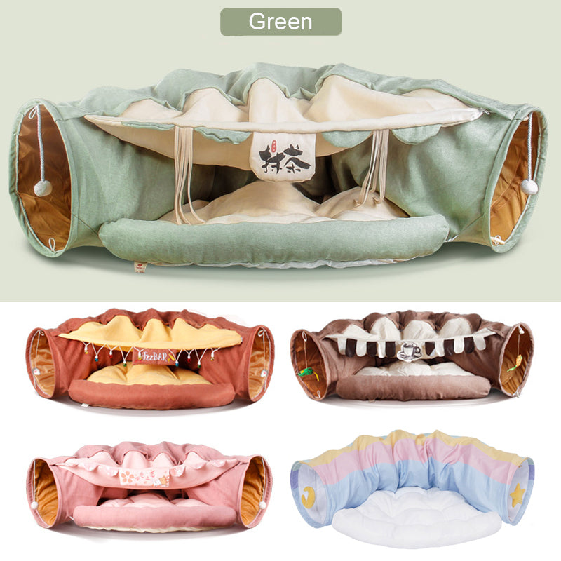 Pet Cats Tunnel Toy Interactive Play Toy ViralGalleria.com