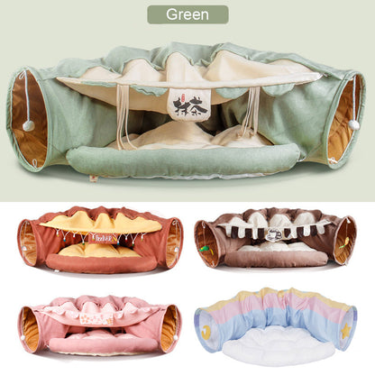 Pet Cats Tunnel Toy Interactive Play Toy ViralGalleria.com