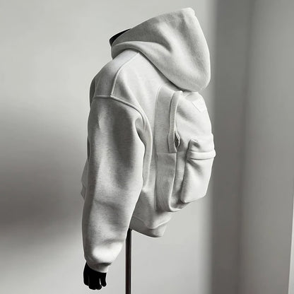 Hoodie with Integrated Backpack ViralGalleria.com
