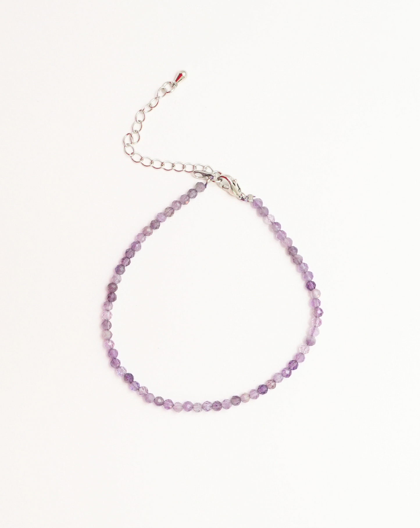 Natural Amethyst Faceted Bracelet LUNAR VINES
