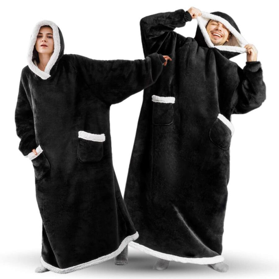 Oversized Wool Hoodie Blanket ViralGalleria.com