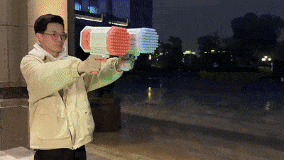 Soap Bubble Gun Machine with 69 Holes ViralGalleria.com
