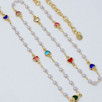 Precious Mini Heart Pearl Chain Necklace Shop Style & More | Fresh Looks, Everyday Deals & Free Shipping