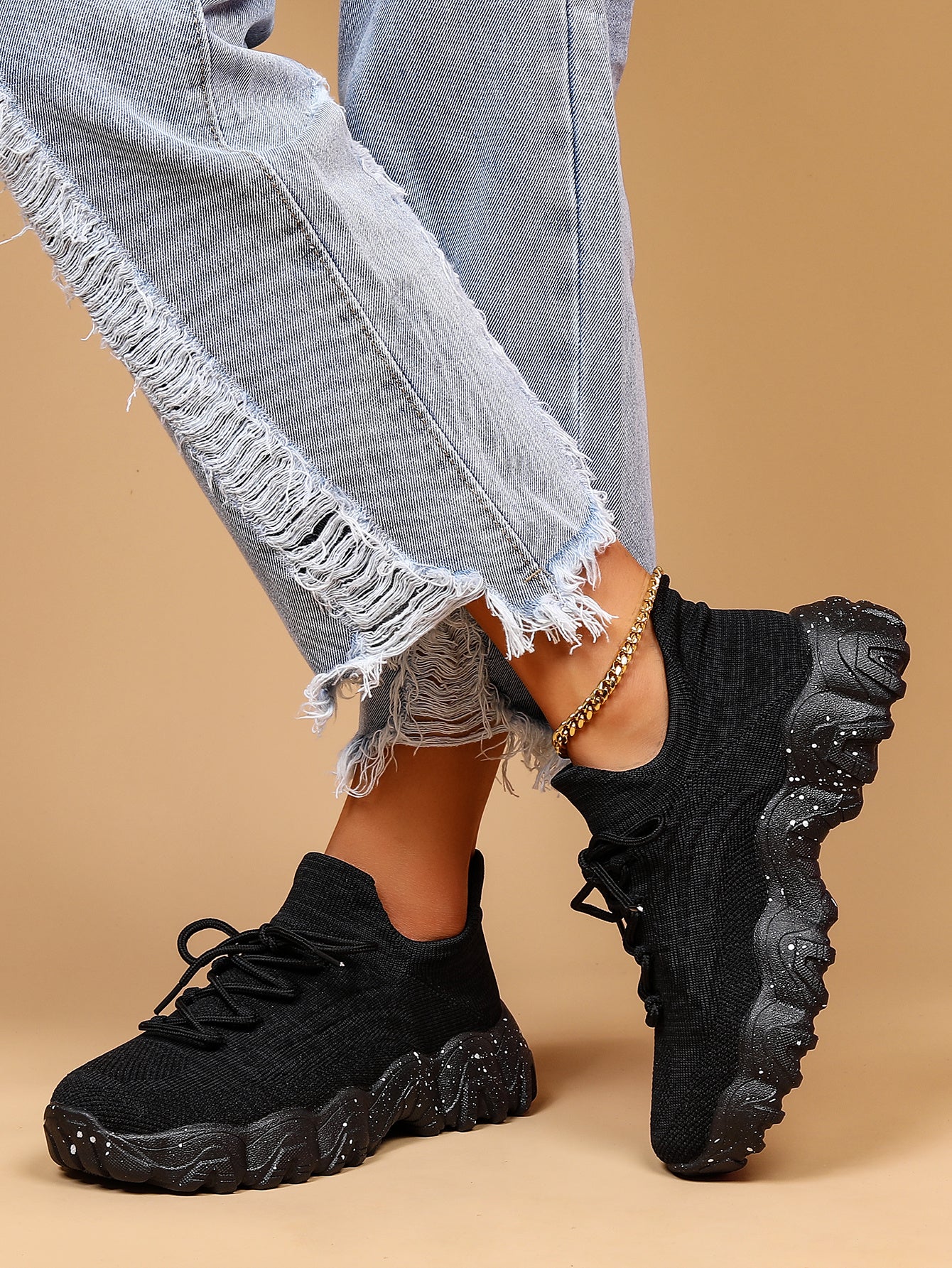 Women'S Plus Size Casual Sports Shoes | Lightweight Breathable Running Shoes, Fashionable Slip-On Style, Low Top, Round Toe, Fabric Upper and Insole, Rubber Sole NovaCart