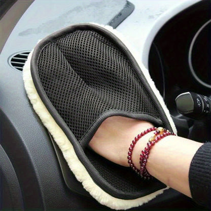 9.84" x 3.5" Microfiber Ultra-Soft Car Cleaning Glove, Perfect for Auto Detailing & Maintenance NovaCart