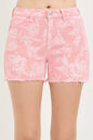 RISEN High Rise Printed Shorts New Era Fashion LLc