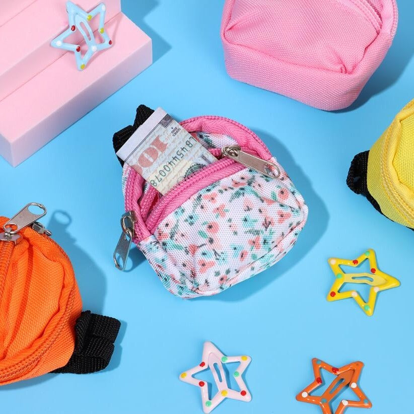 For LABUBU 11.81inch Doll 1/6 BJD Doll Mini Bag Backpack Mini Doll Bag Doll House Decoration Toy Accessories For Gifts Halloween, Christmas Gift NovaCart