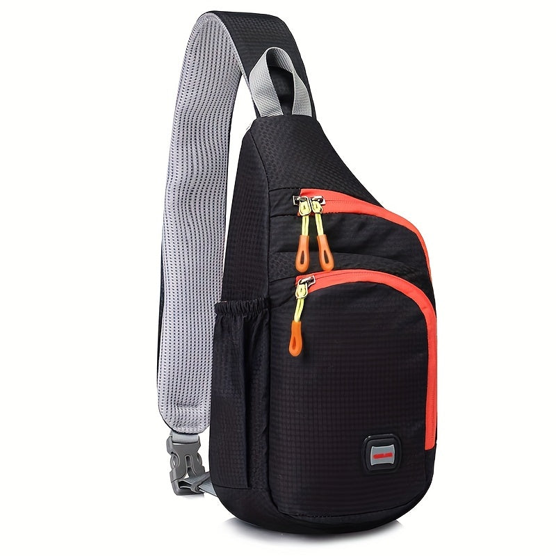 [Nylon Shoulder Bag] Nylon Shoulder Bag - Crossbody Chest Bag for Men and Women - Casual Sports Water Bottle Chest Bag - Outdoor Cycling Bag NovaCart