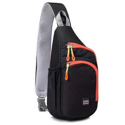 [Nylon Shoulder Bag] Nylon Shoulder Bag - Crossbody Chest Bag for Men and Women - Casual Sports Water Bottle Chest Bag - Outdoor Cycling Bag NovaCart
