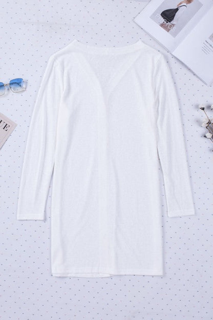 Solid Open-Front Buttoned Cardigan Shop Style & More | Fresh Looks, Everyday Deals & Free Shipping