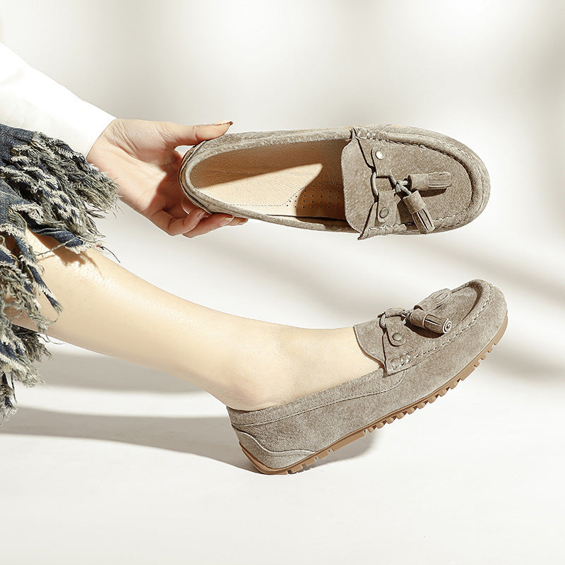Soft-Bottom Non-Slip Slip-On Loafer Flats — Women’s Easy Comfort Shoes FitiqueFit