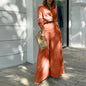 Women's Plus Size Wide Leg Elegant Pant Set FitiqueFit