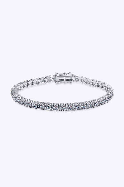 Moissanite Elegance Bracelet – Minimalist Design with 4.9 Carats of Sparkle See size chart under “more details” The Fashion Celestial
