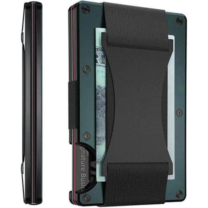 Carbon Fiber Wallet - RFID Blocking Metal Card Holder SmartPursue™