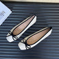 Women's Korean Style Square Toe Soft Sole Slip-On Flats – Wide Size FitiqueFit