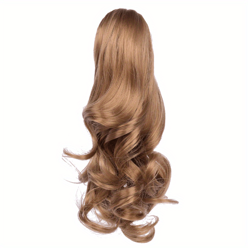 Claw Clip In Body Wave Hair Extensions Long Curly Wavy Ponytail Hair Extensions Synthetic Hair Pieces for Women Girls, Quick Hairstyle, Clip In Hair, Fashionable Wig, Loose Wave, Durable Clipins, Highquality Extensions, Wavy NovaCart