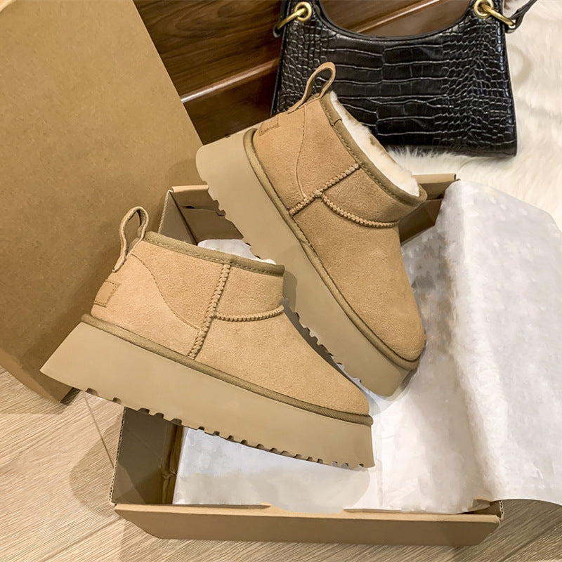 Women’s Muffin Thick Sole Snow Boots – Warm Outdoor Winter Boots FitiqueFit