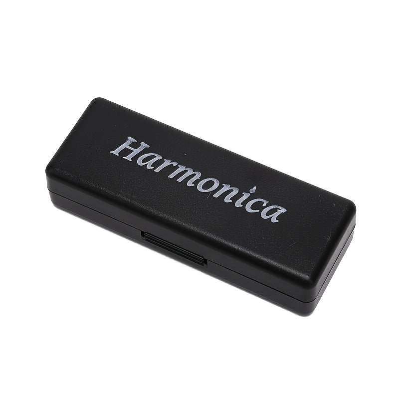 10 Hole Harmonica Mouth Organ | Puzzle Musical Instrument, Beginner Teaching, Playing Gift, Copper Core Resin, Available in, Pink, Red, Golden, Silvery Grey NovaCart