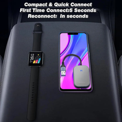 Transform Your Driving Experience with Our Wireless Carplay Adapter - Effortlessly Convert Wired to Wireless for Seamless Control on iOS 10+!