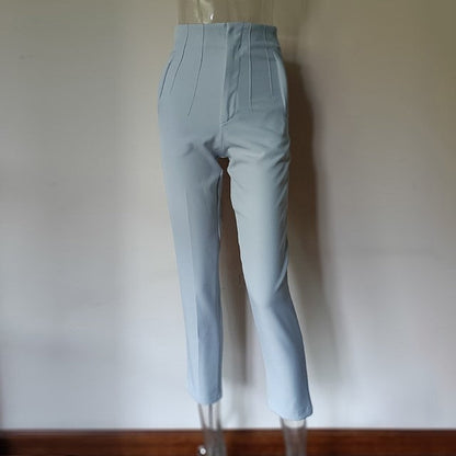 Women's High-Waisted Straight Leg Pants FitiqueFit