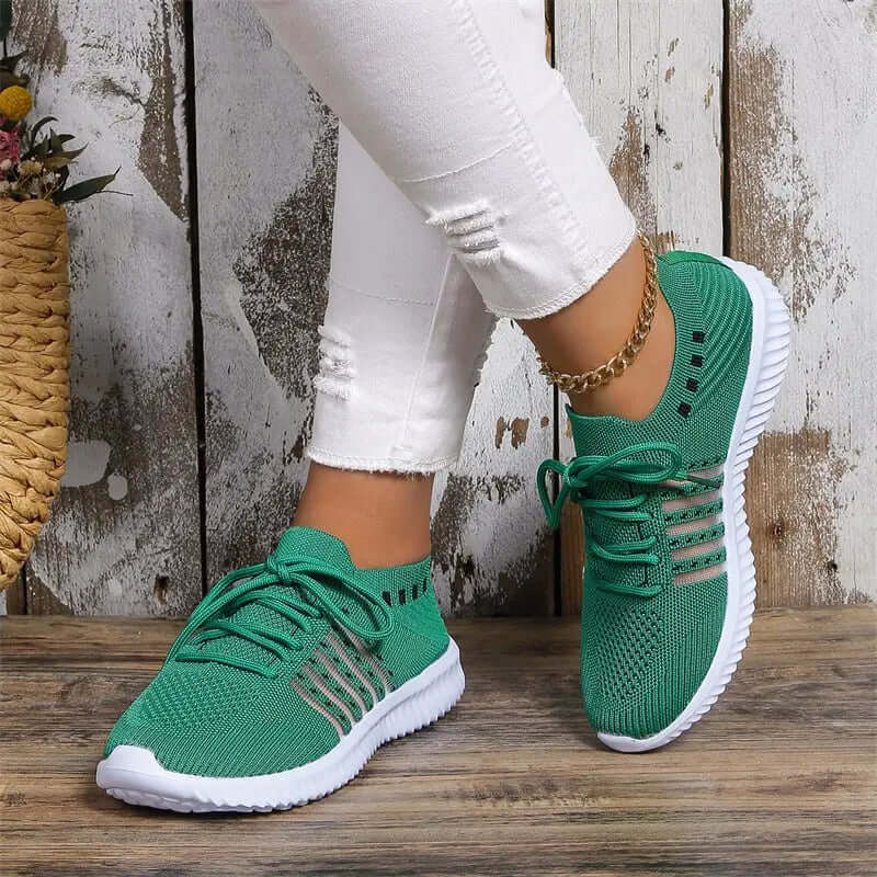 Breathable Lace-up Sneakers for Running & Casual Walking SnagBag