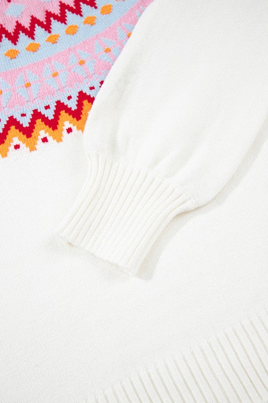 Avery Print Drop Shoulder Sweater Shop Style & More | Fresh Looks, Everyday Deals & Free Shipping