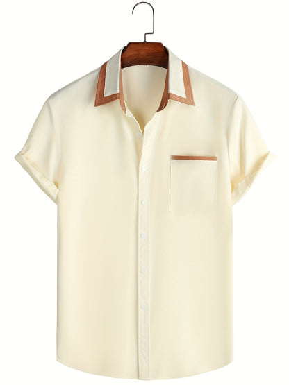 New Lightweight Casual Short-Sleeve Shirt for Men for Spring And Summer. NovaCart
