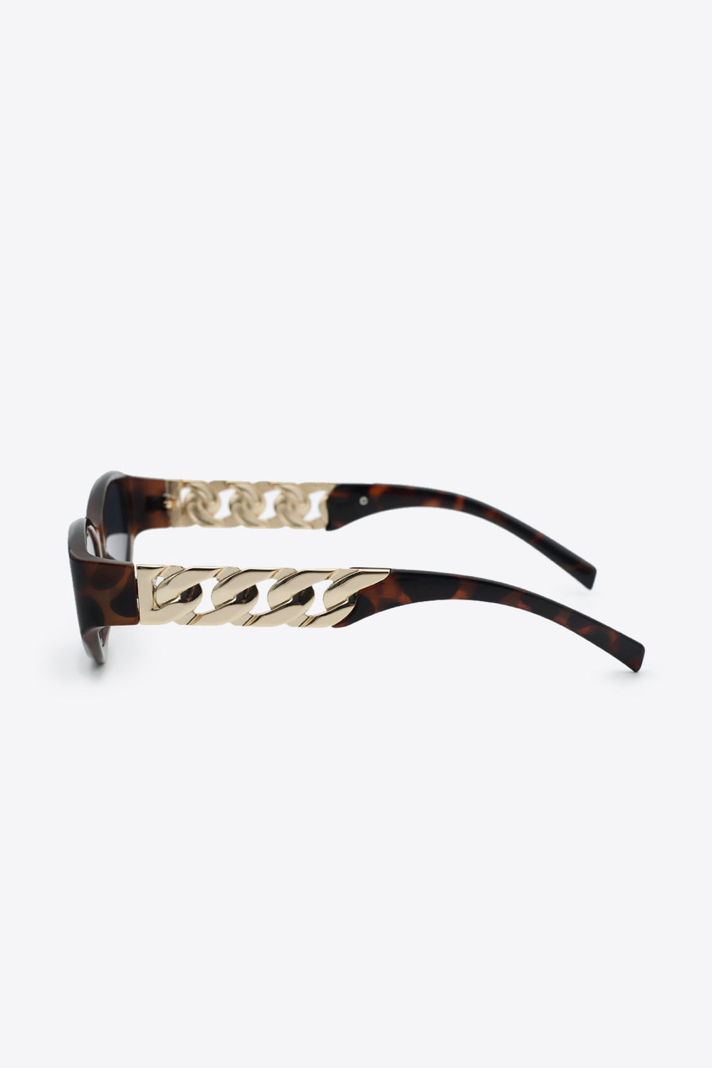 Chain Detail Temple Cat Eye Sunglasses New Era Fashion LLc