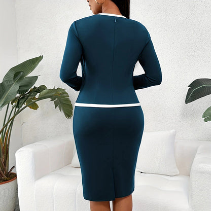 Women’s Square‑Neck Bodycon Office Dress FitiqueFit
