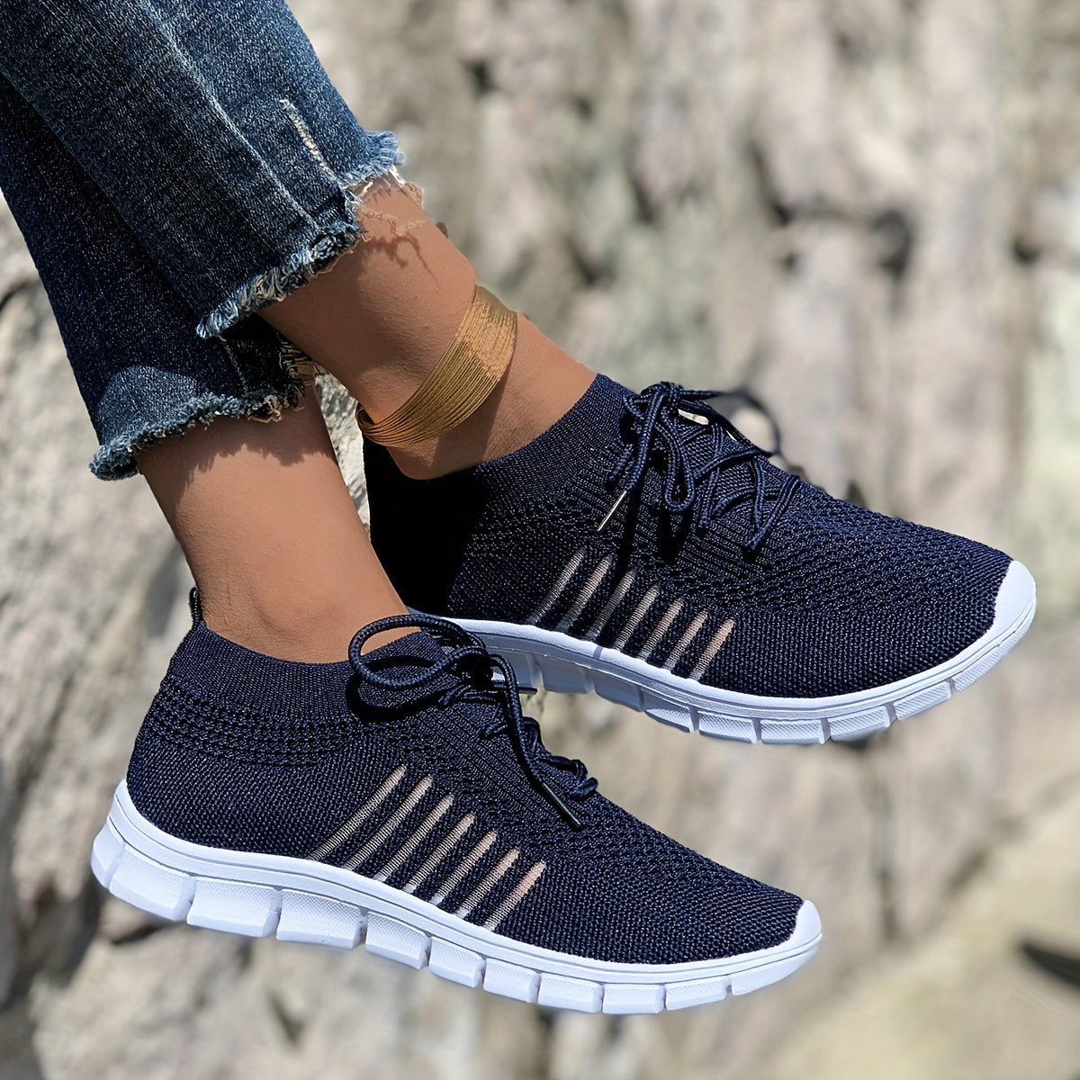 Flying Weave Casual Sneakers, Women Shoes NovaCart