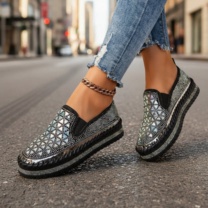 Casual Women’s Sneakers | Four-Seasons Thick-Sole Pedal Flat Shoes FitiqueFit