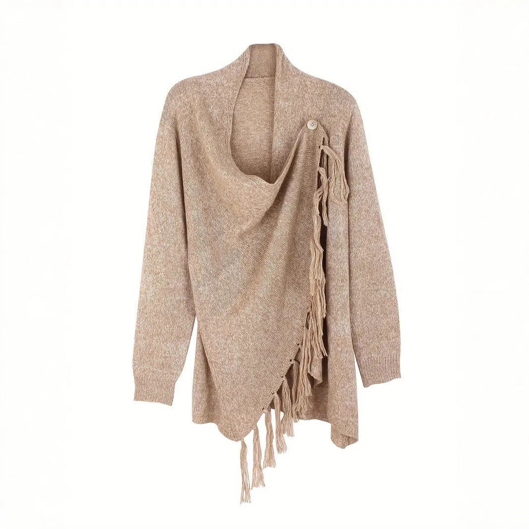 Autumn And Winter Loose Sweater Coat Plus Size Grayceful LLC