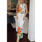 Positioning Flower Sleeveless Dress Two-piece Set See size chart under “more details” The Fashion Celestial