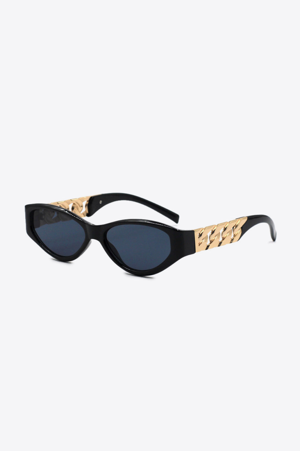 Chain Detail Temple Cat Eye Sunglasses New Era Fashion LLc
