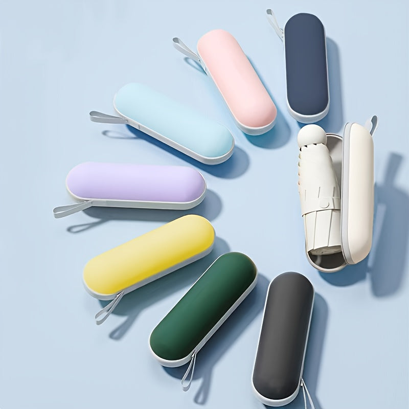 six-rib capsule umbrella, pocket umbrella NovaCart
